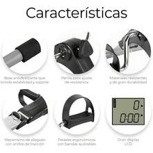 Raganet, Ejercitador de Pedal Fitness, Bicicleta Estática para Entrenamiento de Piernas plegable con Pantalla LED y Resistencia Ajustable, Uso Profesional o del Hogar, Rehabilitación y fortalecimiento - 1 - Ver 4