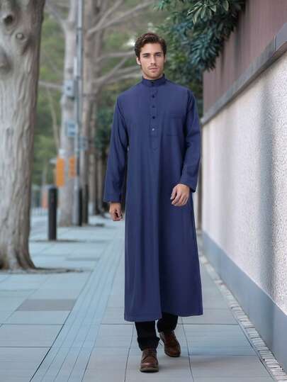 Hochwertige, lässige, traditionelle arabische Gewänder für Männer, hergestellt aus komfortablen und atmungsaktiven Stoffen, geeignet für Eid, Hochzeiten und den Alltag, in einer Vielzahl von Größen und Farben erhältlich.