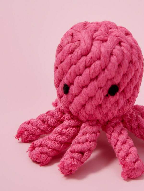 PETSIN 1pc Rope Octopus Shape Pet Chew Toy, For Pets Only