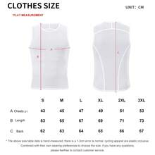 HISERWA [速干] 男士透气速干骑行背心 | 弹力涤纶和氨纶混纺 | 吸汗、无袖、不对称下摆 | 户外运动和骑行 - 白色 - 查看 2