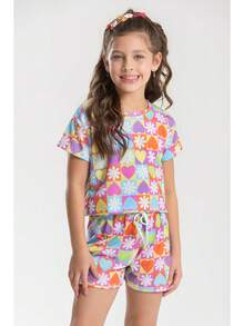 Girls' Summer Set For 2 To 14 Years - Immediate Shipping - Nhiều màu - Xem 1