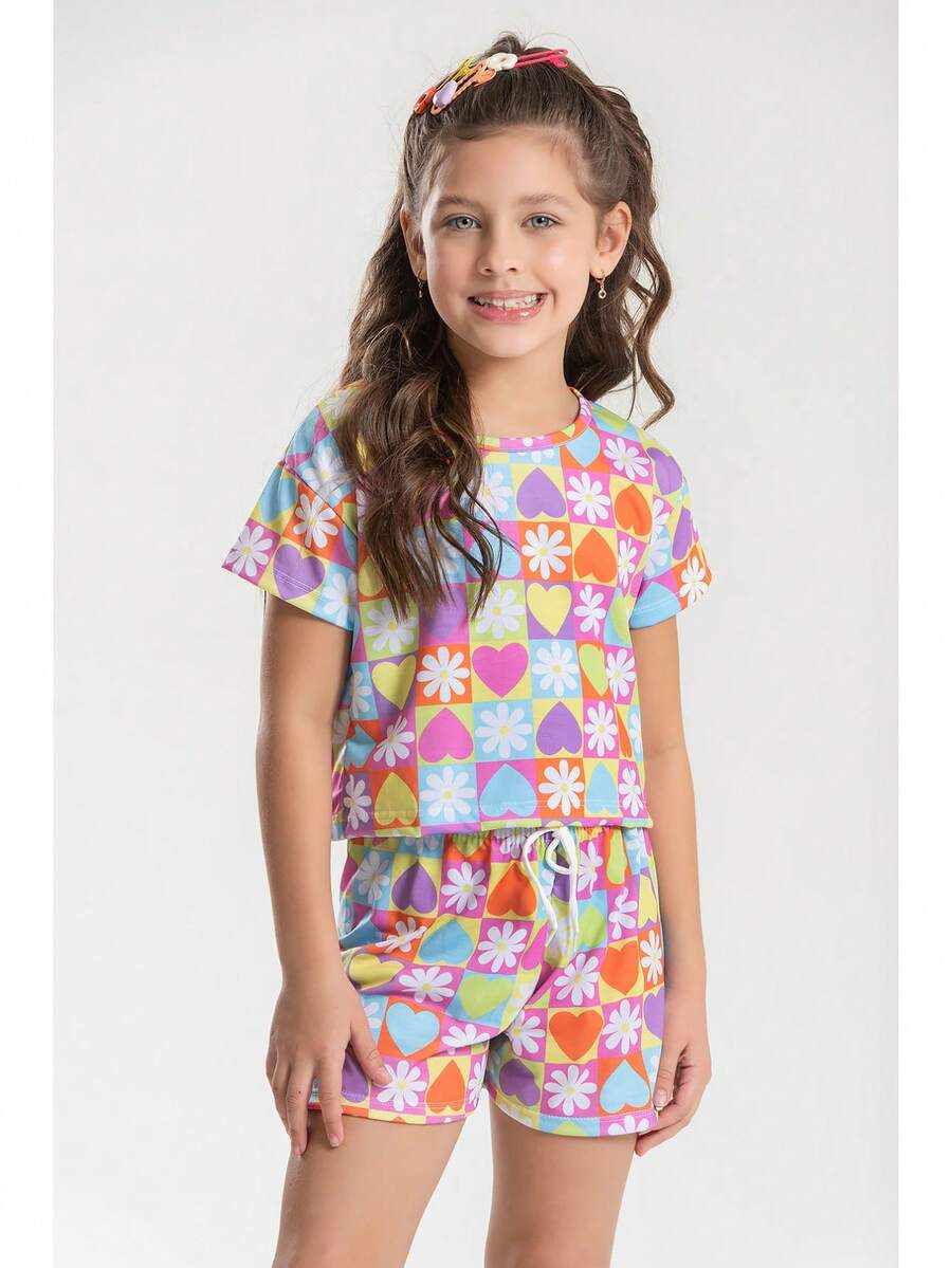 Girls' Summer Set For 2 To 14 Years - Immediate Shipping - Nhiều màu - Xem 1