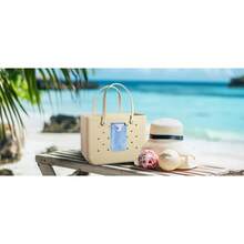 B&T   Phone Holder Charm For Bogg Bags - Universal Phone Case Accessory Compatible With All Bogg Totes - Beach Bag Cell Phone Holder Light Blue - Kiểu 3 - Xem 10