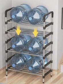 Organizador de zapateros de 4/5/7/8 Niveles , Rack de Acero Inoxidable - Organizador de Zapatos Simple y Fácil de Montar - Mueble Organizador de Ropa con Correas - Estante para Zapatos con Racks para Ropa y Sombreros - El Solución Definitiva para la Organización de Ropa y Zapatos