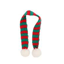 Weihnachtliche Atmosphäre Schal Dekorations-Set, Weihnachts-Muster T-Shirt, für LABUBU Set, modische Accessoires Zubehör, Urlaubs-Geburtstaggeschenk (ohne Plüschpuppe)