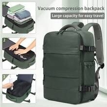 LONNKE Vacuum Compression Backpack - Airline Approved, Lightweight & Spacious, Multi-Functional Travel & Business Bag, With Adjustable Shoulder Straps, Water Bottle Pocket, Laptop Compartment, Nylon Lining, Luggage Strap, Washable, Travel Essential | Adjustable Strap Backpack | Zipper Closure, Travel Backpack - Multicolor - View 15