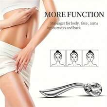 1/2pcs Resin Face Massager, Dual-Use For Face & Body, Hypoallergenic Skincare Tool For Women | Spherical Eye & Neck Lifting Device, Durable Portable Beauty & Slimming Gift Set - Multicolor - View 3