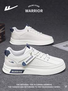 WARRIOR 1 Paar Herren Lässig Schnürsneaker, vielseitig bequeme leichte Sportschuhe, ganzjährig neuer Stil Freizeitschuhe mit niedrigem Schaft