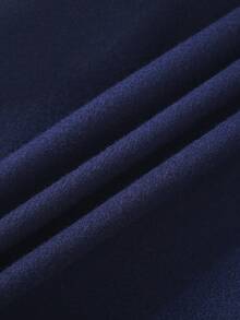 Young Boy's Solid Color Dual Pocket Casual Long Sleeve Hooded Jacket, Winter - Royal Blue - View 7