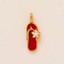 1pcINS Cute And Fashionable Stainless Steel Exquisite Cherry Underwear Top Boxing Gloves Mushroom Strawberry Cat Dog DIY Pendant, Plated With 18K Gold, Not Easy To Oxidize, Suitable For Wife And Mother To Freely Match - Multicolor - View 13