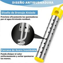 Calentador De Agua Reforzado, Inmersión, 2000w Amarillo