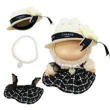 [No Dolls Included] A Piece Of Fr Laboubou Doll Clothes, Retro Plaid Small Fragrance Skirt Suit, Exquisite And Versatile And Cute - WWPJ-34 (doll Not Included) - View 7