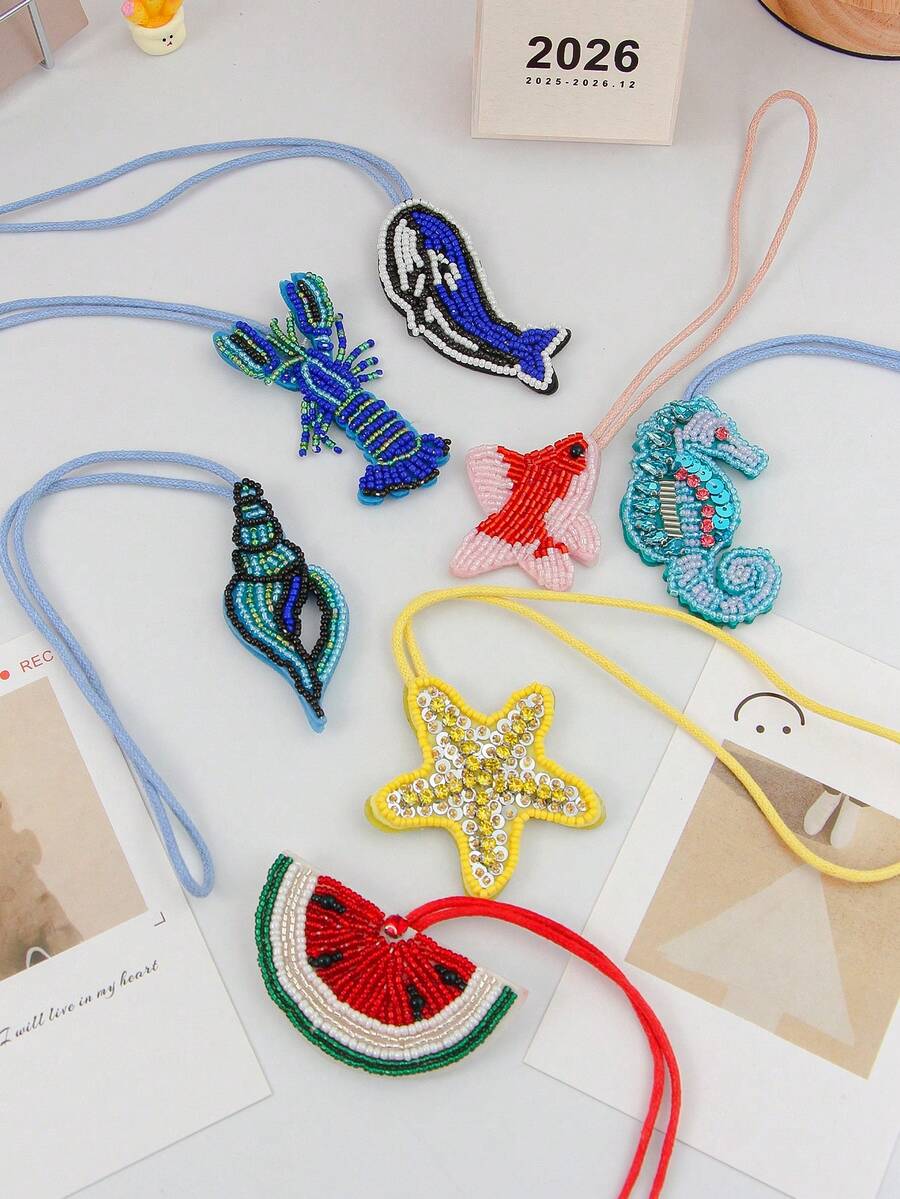 1 Mặt dây chuyền túi xách đính hạt thủ công, Mặt dây chuyền túi xách đính hạt, Móc chìa khóa trang trí kim sa, Móc chìa khóa dây treo, Miếng vá đính hạt giả 3D thủ công, Dây đeo túi pha lê, Phụ kiện trang trí treo xe hơi cho phụ nữ, Hạt, Hạt khảm. - Nhiều màu - Xem 1