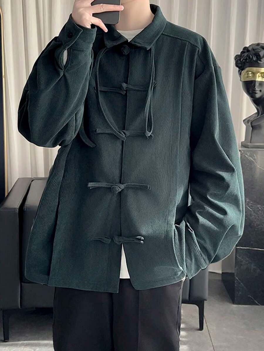 Men Shirts - Dark Green - View 1