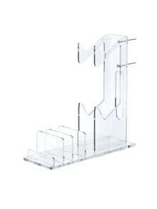 1 件全新通用亚克力展示架、耳机挂架、多功能支架、可拆卸支架、桌面收纳架，适用于手机/Switch/游戏控制器/电子产品/PC 游戏/控制台支架 - 彩色 - 查看 8