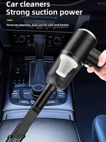 Easypie Selection Aspiradora de mano 3 en 1 - 2000mAh, carga rápida y succión húmeda/seca potente para coche, hogar y mascotas, carga USB-C, filtro lavable, purificador de aire silencioso y kit de boquillas múltiples, un imprescindible para el detallado de automóviles, la limpieza de teclados, la organización de escritorios, el cuidado del interior del conductor y los entusiastas de los gadgets de limpieza del hogar