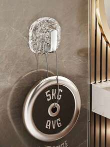 Sturdy Acrylic Glacier Pattern Adhesive Hook, Bathroom Towel Rack, Kitchen Utensil Storage Hook, Wall-Mounted Sticky Storage Hook, Heavy Duty Household Hook, Bathroom Adhesive Hook, Bathroom Door Toothless Towel Hook - Multicolor - View 8