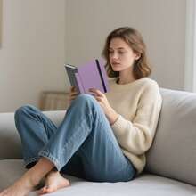 Capa Compatível com Kindle 6" 2022/2024/Kindle Paperwhite 6.8" 2021/Kindle Paperwhite 7" 2024 Lançado, Couro PU Premium + Capa Traseira de TPU Macio Transparente com Função Dormir/Despertar Automática para Kindle 2024/2022 11th Geração.