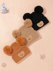 The Fashionable Panda Knitted Cap Is A Cute Accessory With A Bear Head. It Is Suitable For Babies, Girls And Boys. It Can Be Hand-Washed And Is Very Warm. It Is The Perfect Choice For Babies' Daily Warmth, Outdoor Games And Party Gifts