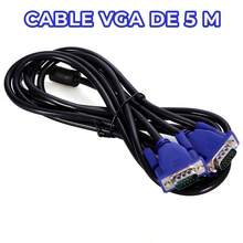 Cable convertidor de VGA coaxial 5 mts - Blanco - Ver 4