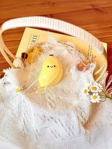 1PC Smile Banana Squishy Toys,Kawaii Slow Rising Squeeze Toy,Fidget Toy,Taba Squishy,Fun Stress Reliever Toys,Injectable Bubbles,Travel Portable Fidget Squeeze Toys,Squisy,Perfect For All Ages Austism,Ideal Holiday Gifts,Fun Cute Gift,Birthday Gifts,Easter Gifts,Halloween Gifts,Christmas Gifts,Christmas Stocking Fillers - Multicolor - View 8