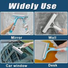 Household Multi-Function Glass Cleaning Mirror With Watering Can 3-In-1 Glass Scraper Window Scraper