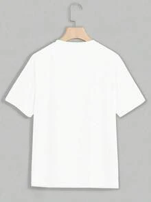 1 Women'S Crew Neck T-Shirt With Geometric Butterfly And Floral Print, Light Luxury And Simplicity Style, Suitable For All Seasons - trắng - Xem 2