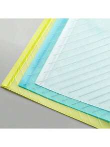 5/10/20个透明A4文件夹，配鲜艳多色标签 - 耐用防水塑料文件夹，带纽扣封口口袋 - 适用于办公室、学校和家庭整理。尺寸：32.5厘米（长） x 23厘米（宽）