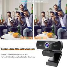Spedal Wide Angle Webcam,120 Degree Large View Spedal 934 Video Conference Camera, Full HD 1080P Live Streaming Web Cam With Built-In Microphone, USB Webcam For PC, Laptop And Desktop