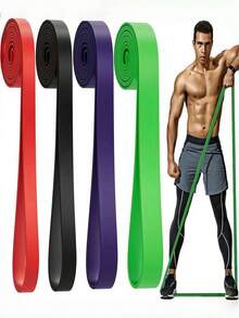 1pc Resistance Band, Pull-Up Assist Band - Exercise Band Set - Mobility Band, Lifting Straps, Elastic And Exercise Bands Set For Men And Women Fitness Training, Suitable For Stretching, Yoga, Pilates, Gym, Home Workout - Resistance Bands - View 5