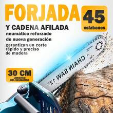 Motosierra De Jardín De 12 Pulgadas, Eficiente 12800 Rpm