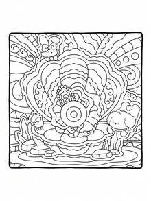 1 Set Pattern World: Coco Coloring Book For Adults And Teens, Featuring Cute And Heartwarming Daily Activities To Help You Relax (Cozy Space Coloring), Wyo Coloring Book Gift Toys Suitable For Boys, Girls, Teens, Children's Toys And Learning Supplies, Teen Toys Coloring Books. Halloween. Christmas. Gifts. Back To School Drawing Kit - Multicolor - View 11