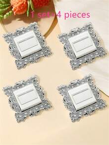 1pc Acrylic Gemstone & Rhinestone Switch Sticker, Light Switch Protective Cover, For Wall Decor, Sticker, Wall Decal, Vinyl Decal, Home Decor, Spring Decor, Refresh Your Home, Rama Decor Sticker Gift, Birthday Graduation - Multicolor - View 11