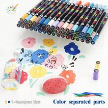 168 Colors Acrylic Markers, Marker Pen Set,Perfect For Painting, Illustrations, Handcrafted Art,School Back-To-School Season For Coloring Books And Other DIY Projects,Suitable For Paper, Fabric, Wood, Rocks, Plastic, Glass, Ceramics, Pumpkins, Etc., Acrylic Paint Marker Pens For Students And Adults, Easter,Thanksgiving, Halloween, Christmas Gifts Back To School