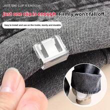 5/10pcs Invisible Pant Leg Shortening Clips, Prevent Pants Dragging, Sewingless Hidden Leg Closure Device, Anti-Pants Dragging Hem Clips