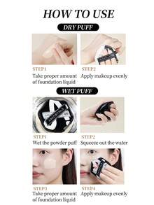 Amortals 2 bông mút trang điểm + 1 hộp đựng, bông mút trang điểm mềm mại dùng được cả khô và ướt, màu đen trắng, dụng cụ trang điểm tiện lợi kèm hộp đựng, phù hợp cho người mới bắt đầu, chuyên gia trang điểm, quà tặng cho các dịp hẹn hò, đám cưới, Giáng sinh, Halloween, Lễ Tạ ơn, tốt nghiệp, sinh nhật, tín đồ thời trang Y2K, thương hiệu mỹ phẩm, tiệc làm đẹp, du lịch biển, cắm trại, trường học, lễ kỷ niệm. - Đen và trắng - Xem 9