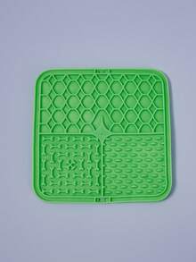 PETSIN 1pc Dog Licking Mat Slow Food Mat Drizzling Licking Pad Suction Cup Slow Food Mat Silicone Slow Food Mat Pet Dog Licking Mat - Multicolor - View 5