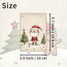 20 张装复古可爱圣诞纸质明信片 - 10x14.5 厘米 圣诞垃圾日记纸、经典海报插图、可收藏的装饰画卡片，适合剪贴簿和手工制作 - 聖誕節 - 查看 4