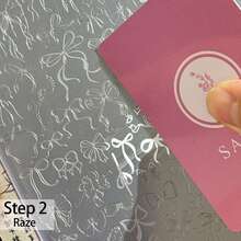 Reusable Large Nail Art Stamping Plate, European Style Floral Window Glass Printing Plate