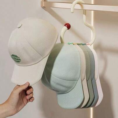 3 pièces/1 pièce Nouveaux crochets de rangement pour vêtements, écharpes, cravates, design compact multifonctionnel. Porte-chapeau convenant aux casquettes de baseball, snapbacks, bretelles, petits articles
