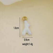 1pc Stainless Steel Fashionable Beach Vacation Pendant, DIY Handmade Bracelet, Earring, Hanging Decor Accessory