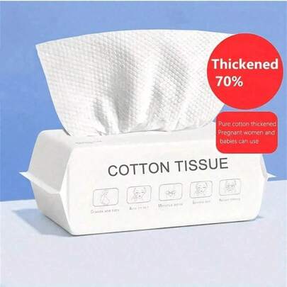 50/100 toalhas descartáveis, lenços umedecidos macios, lenços de limpeza facial, lenços demaquilantes, perfeitos para casa, uso diário, viagens, lavagem, limpeza (modelos novos/antigos aleatórios, mesma qualidade)