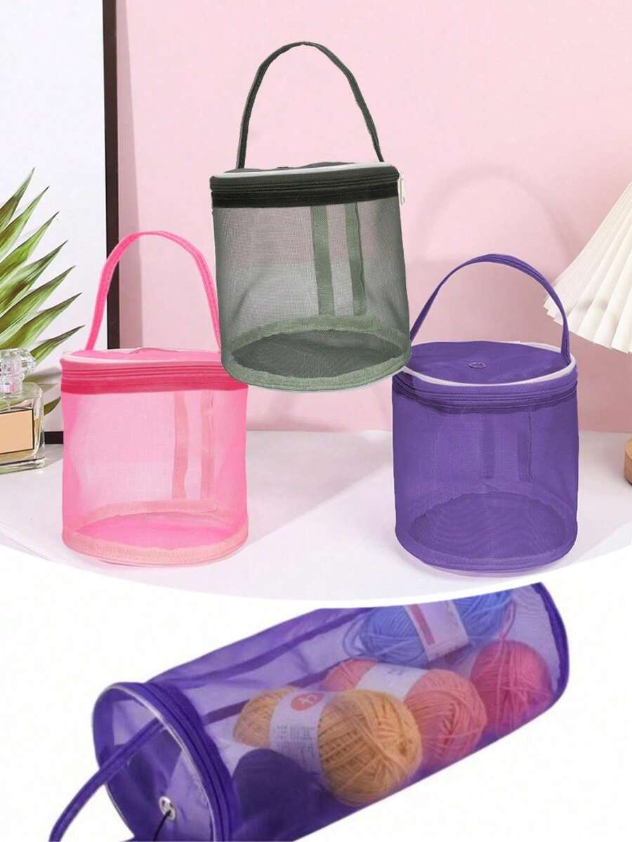 New Mesh Miscellaneous Storage Bag, Hand-Held Storage Bag