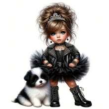 1/2/3 miếng dán chuyển nhiệt vương miện và váy vải tuyn đen, thích hợp cho DIY, nhựa bền nhiều màu, dùng để trang trí áo phông và gối. Miếng dán nhựa DIY nhiều màu, có thể giặt, bền cho áo hoodie, gối, quần, vỏ ghế sofa và túi vải, có thể giặt và chống phai màu - Nhiều màu - Xem 1