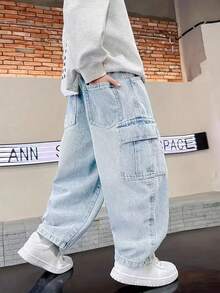 Boys' Straight Leg Casual Denim Jeans