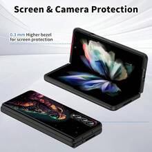 Floral, Animal And Galaxy Print Pattern Foldable Phone Case Compatible With Sam Galaxy Z Flip 3 4 5 6 7 Folding Case Design For Moto Razr 40 50 60 Ultra Cute Phone Case For Girl And Women - Người đàn ông không gian cô đơn - Xem 2