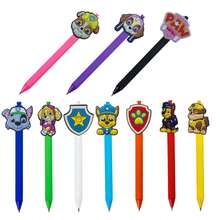 Caneta Esferográfica Fofa da Patrulha Canina, 0,5 mm, Caneta de Carbono Preta à Base de Água, Caneta Neutra com Múltiplos Formatos Criativos. Pacote de Presentes de Papelaria Universitária para o Início do Ano Letivo. Uma Caneta de Assinatura de Escritório Interessante. Material Escolar, Volta às Aulas