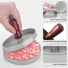 Meat Patty Maker Pro - Efficient Meat Pie Compactor & BBQ Minced Meat Press Tool For Perfect Burgers, Party Favors Christmas Party Kitchen Accessories Home Appliances Gadgets Tools Stuff Cooking - Nhiều màu - Xem 4
