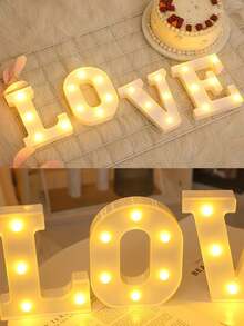 1 chiếc đèn chữ cái LED trang trí nhà cửa sáng tạo 16cm/6.3in, đèn số 0-9 để bàn trong nhà, đèn chữ cái, đèn trang trí chữ cái, đèn chữ cái dùng trang trí đám cưới, cầu hôn, sinh nhật, kỷ niệm, đèn trang trí Halloween, đèn trang trí Giáng sinh. - Trắng - Xem 7