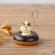 Kreatywne artykuły papiernicze, retro gramofon, żywiczny uchwyt na wiadomości, modna dekoracja biurka, karteczki samoprzylepne, wiadomość, wizytownik, uroczy mały kotek, żywiczny uchwyt na wiadomości, dekoracja biurka, małe ozdoby, wizytownik, uchwyt na zdjęcia